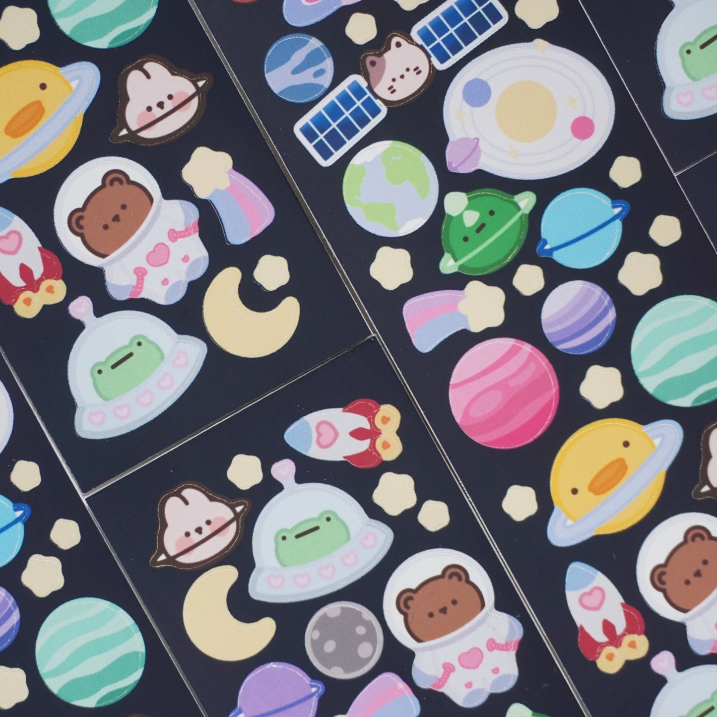 Out of This World Soft Matte Waterproof Vinyl Kiss-Cut Deco Sticker Sheet