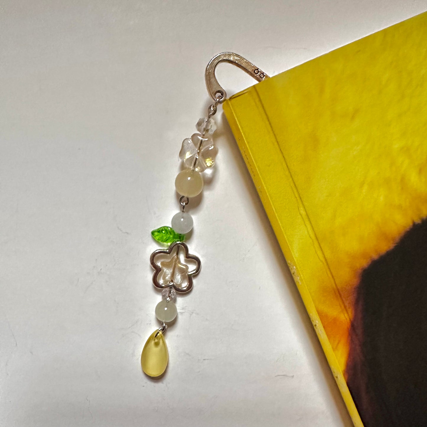 Yellow Flower Dangle Bookmarks