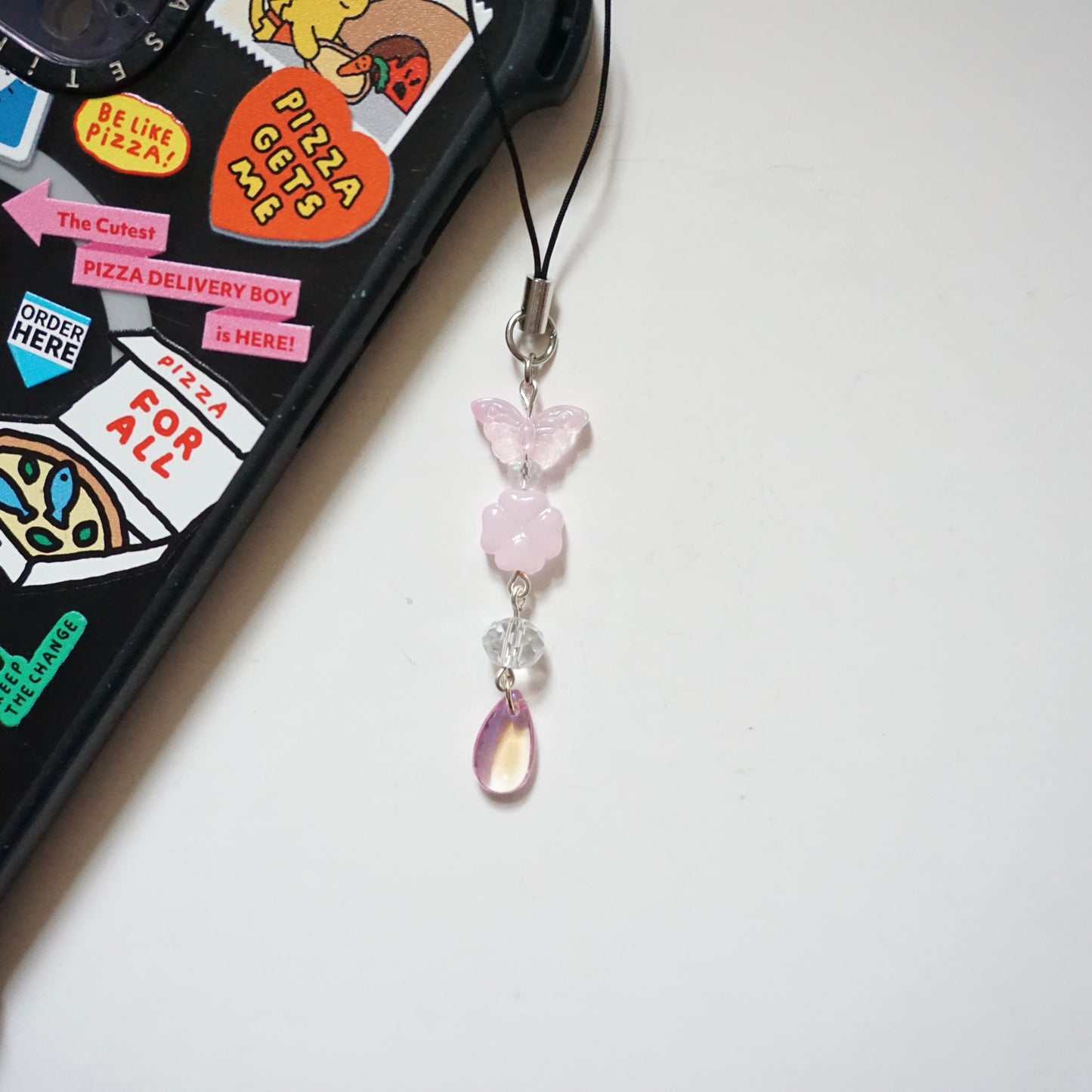 'Pretty in Pink' Mini Phone Charms