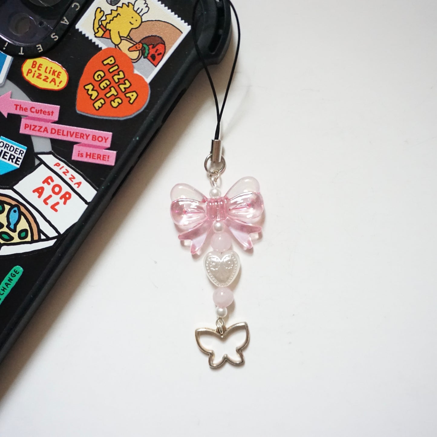 'Pretty in Pink' Mini Phone Charms
