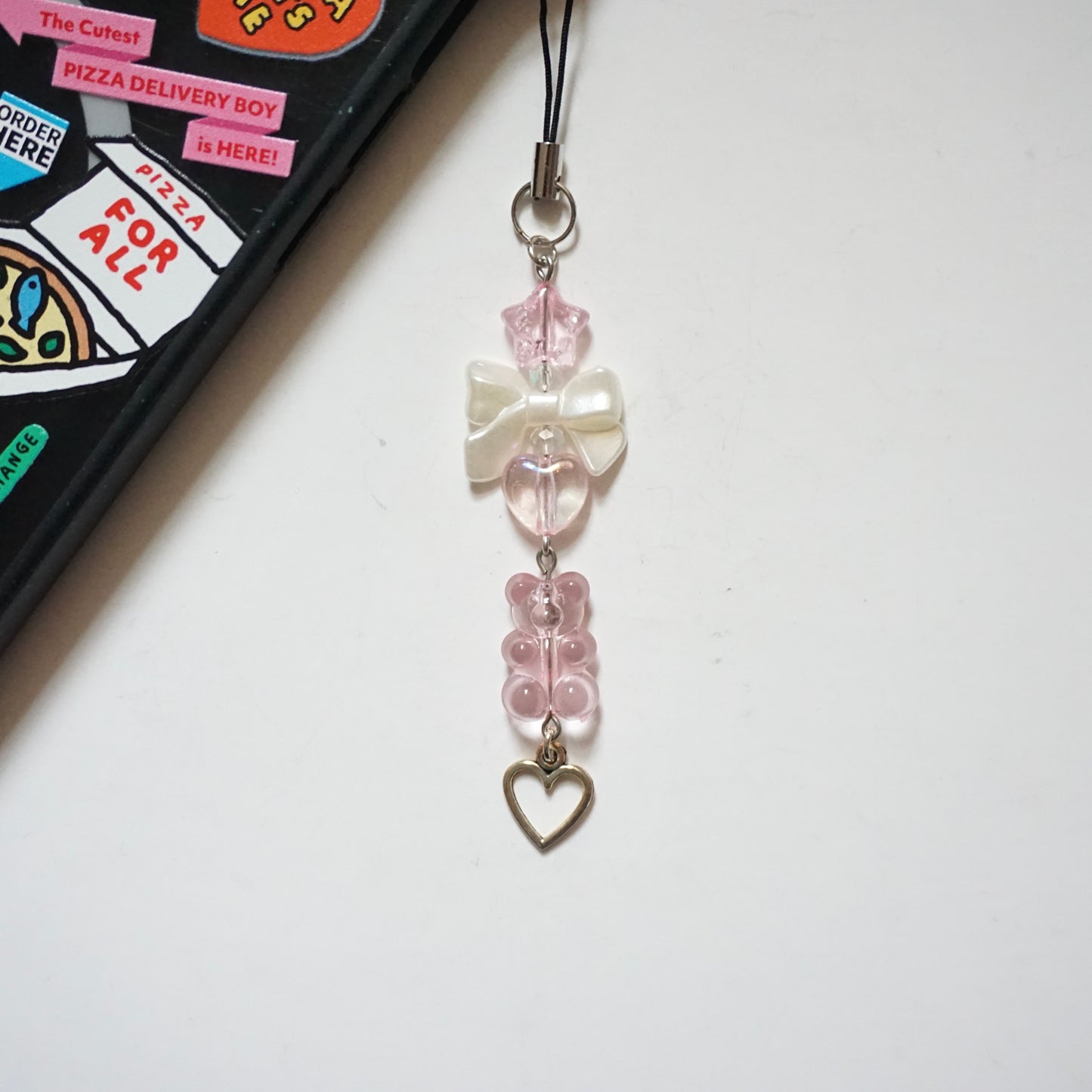 'Pretty in Pink' Mini Phone Charms