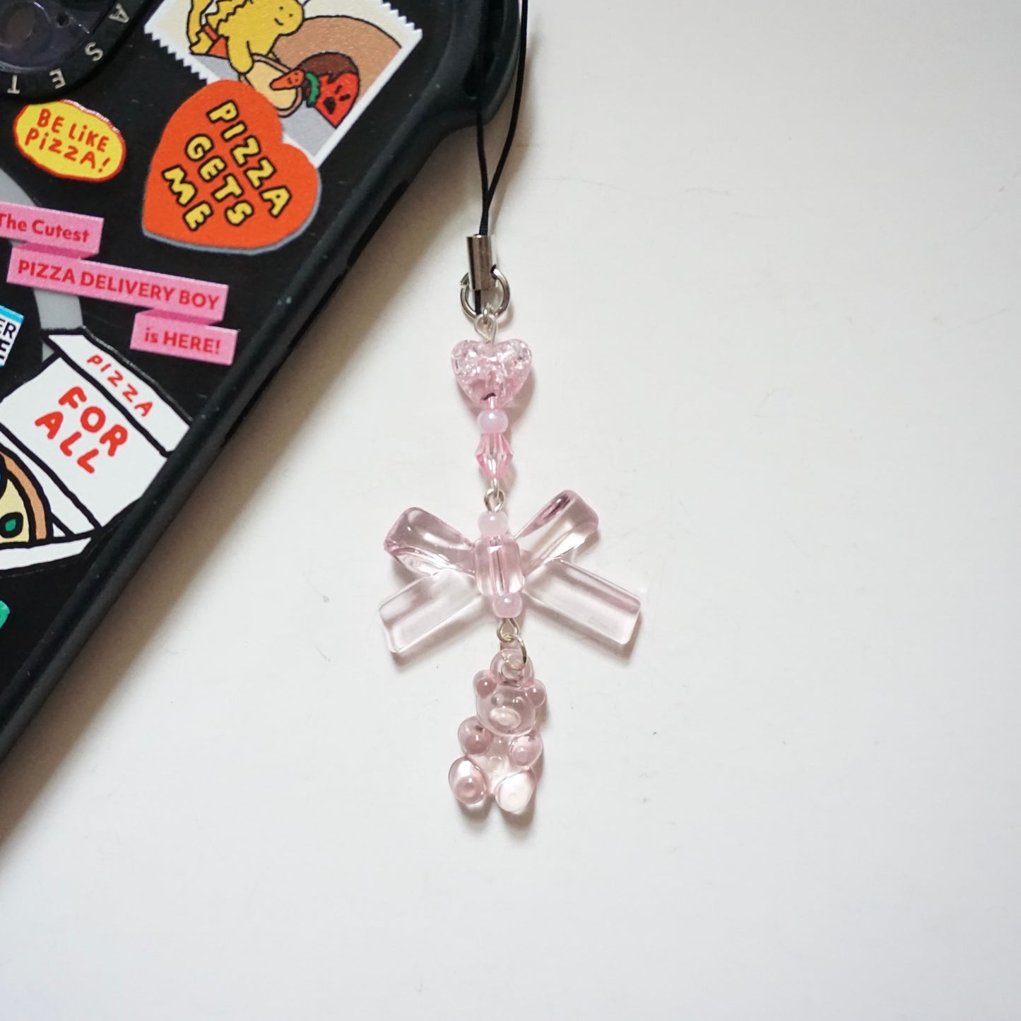 'Pretty in Pink' Mini Phone Charms