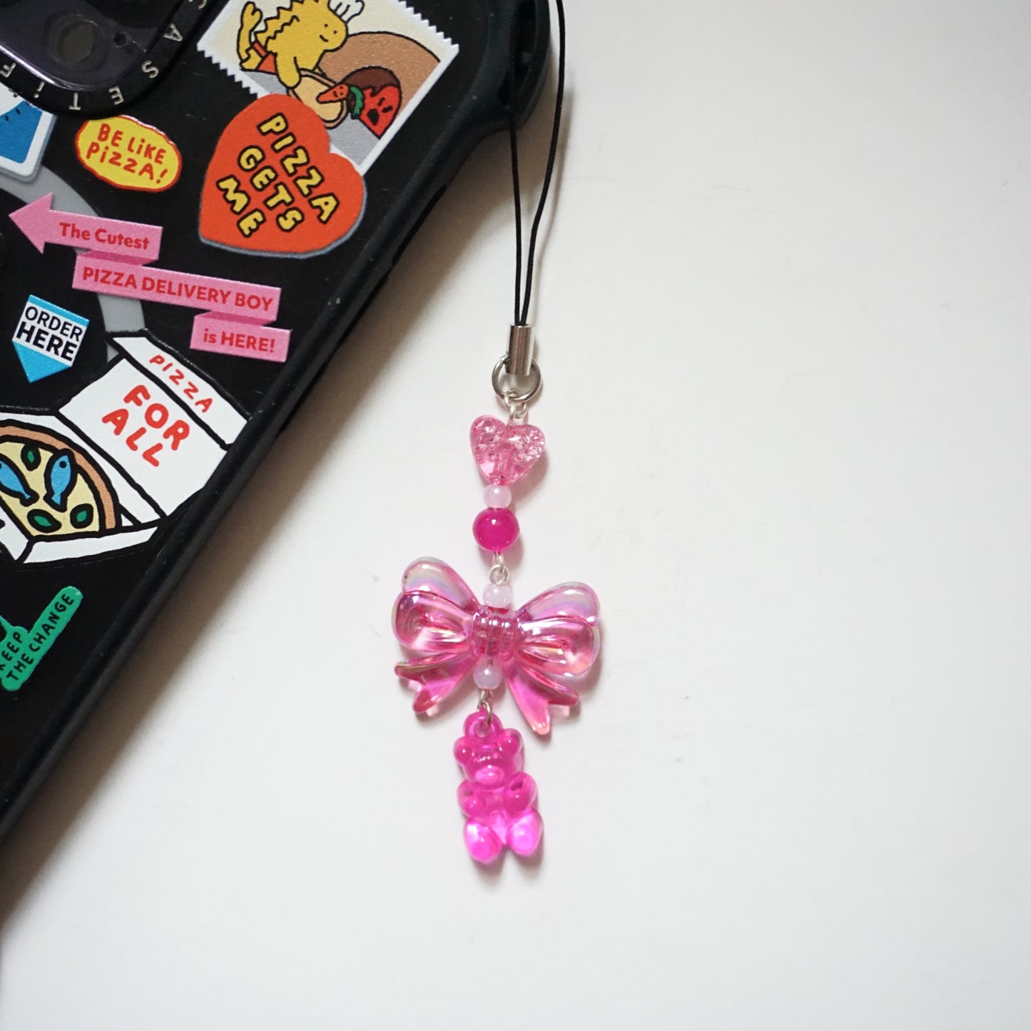 'Pretty in Pink' Mini Phone Charms