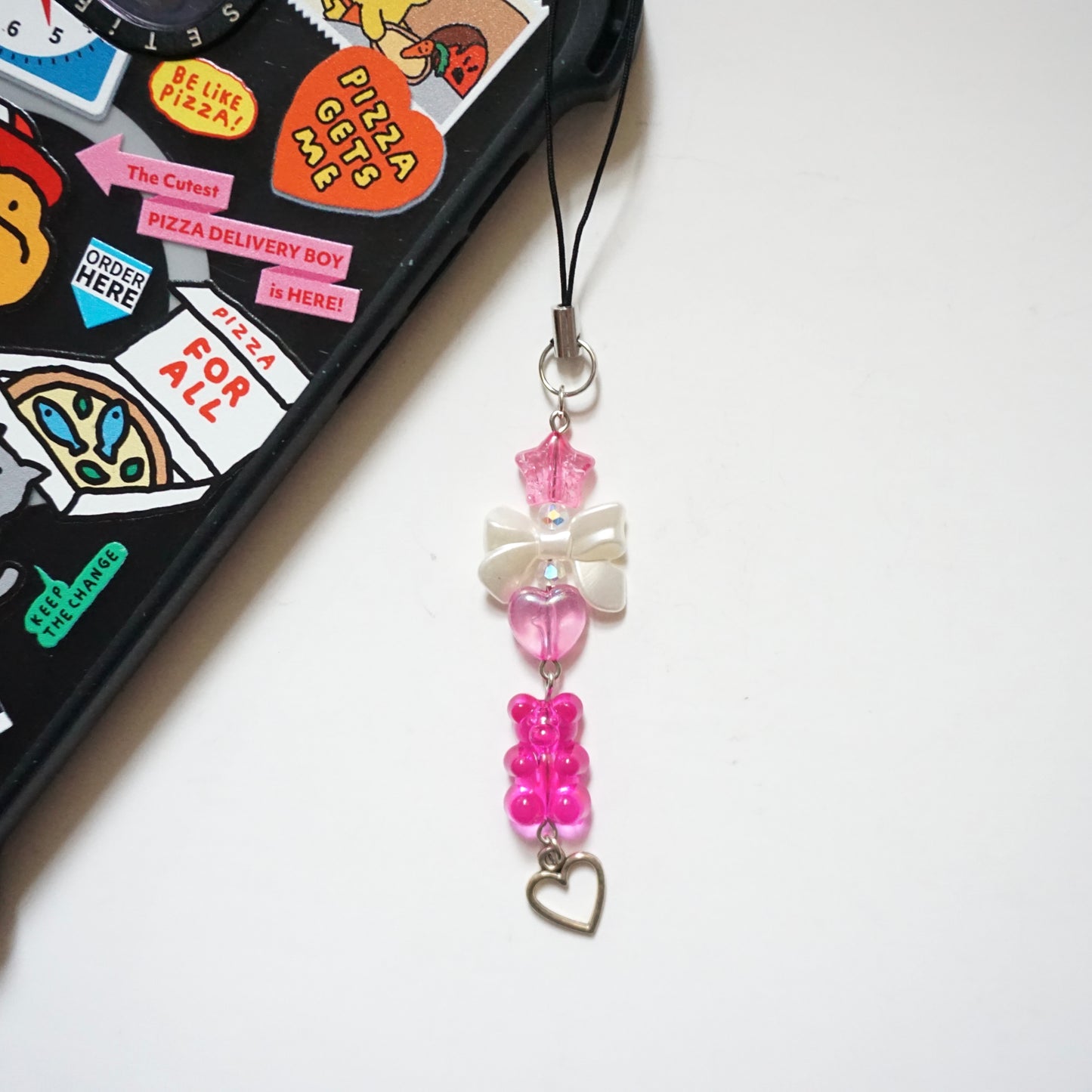 'Pretty in Pink' Mini Phone Charms