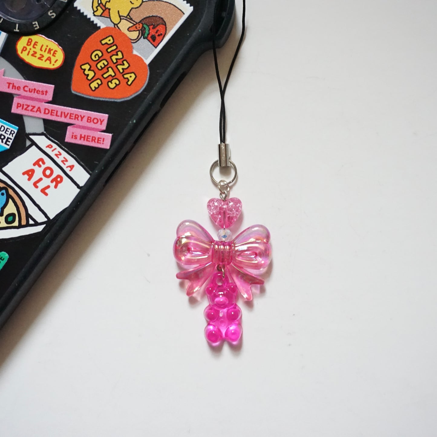 'Pretty in Pink' Mini Phone Charms