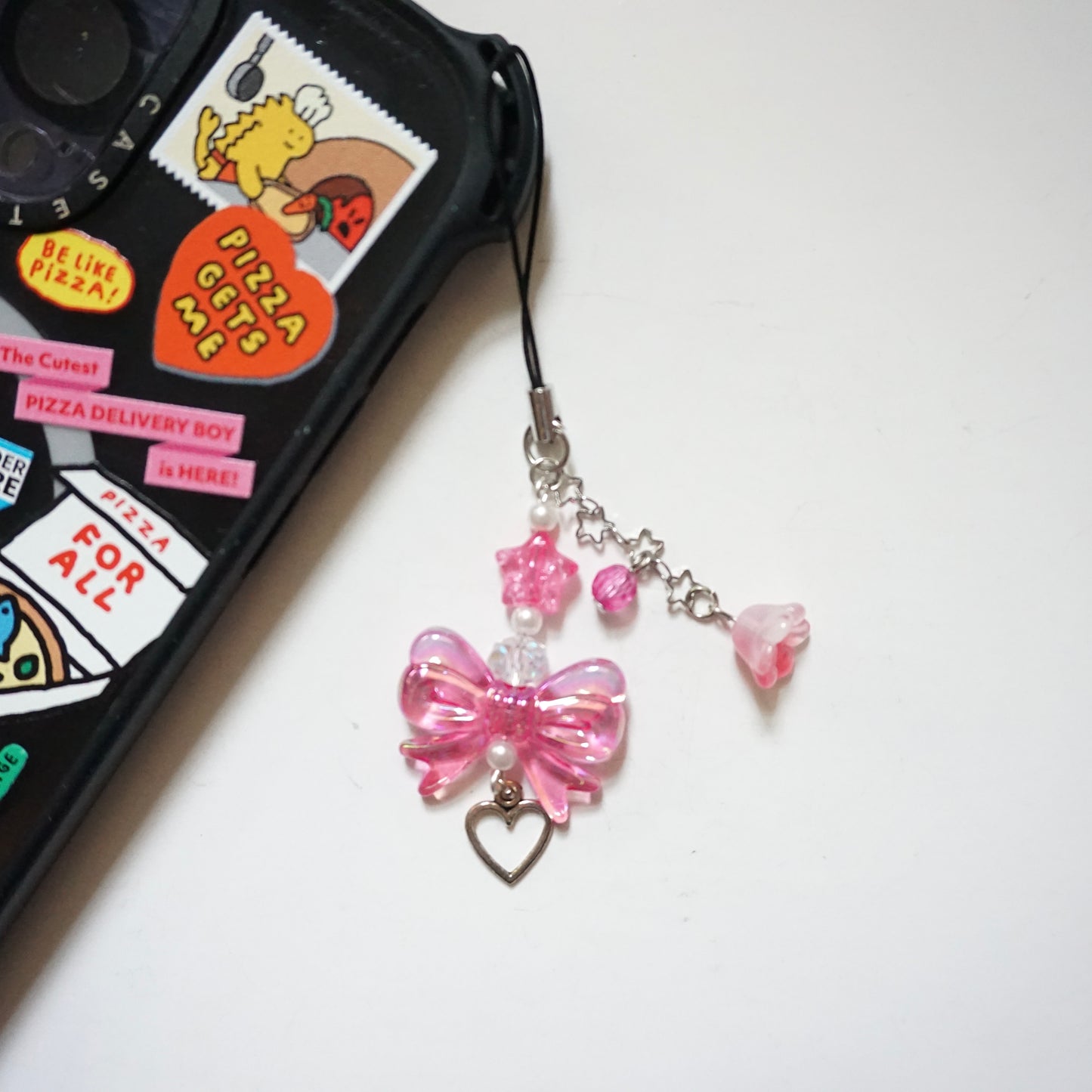 'Pretty in Pink' Mini Phone Charms