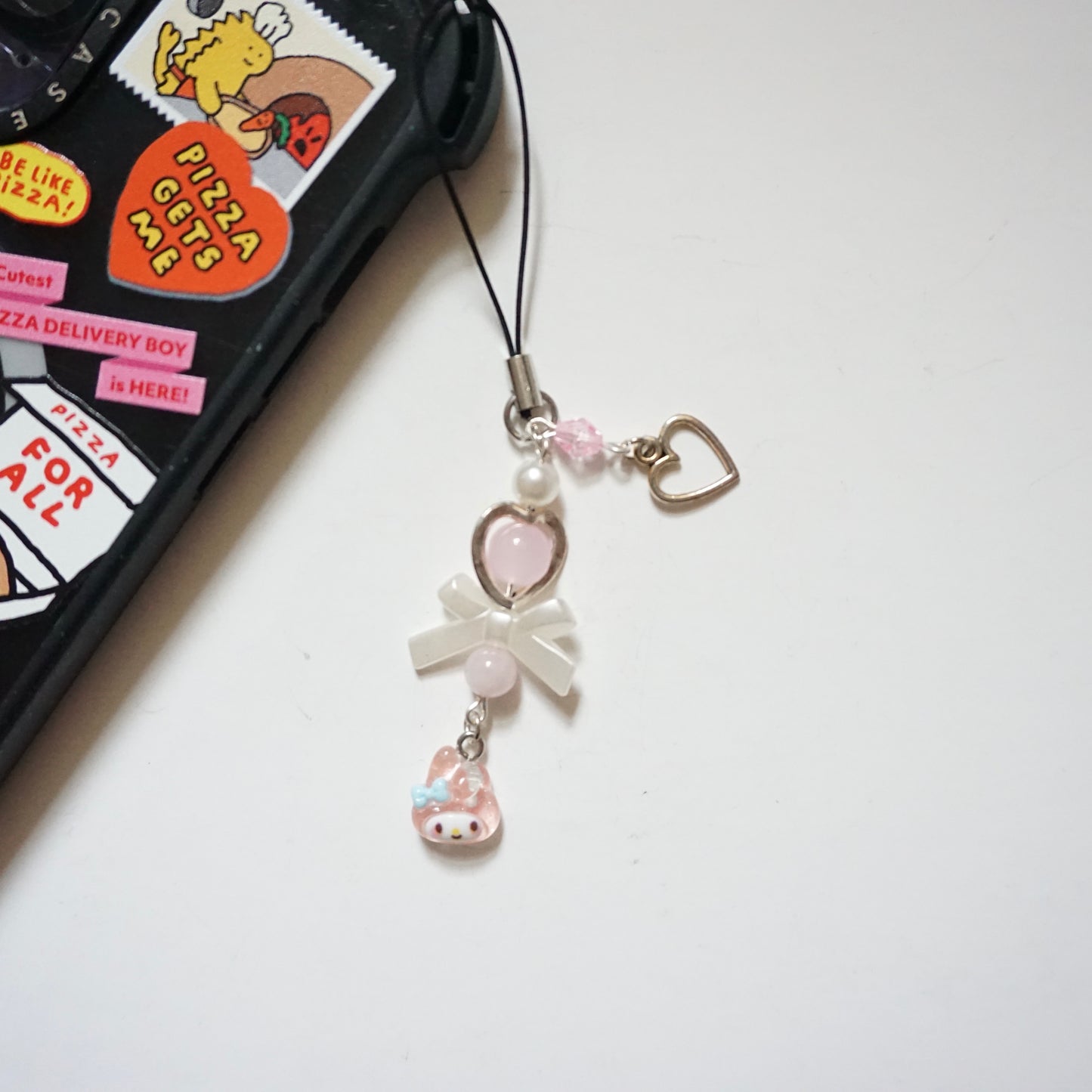 'Pretty in Pink' Mini Phone Charms