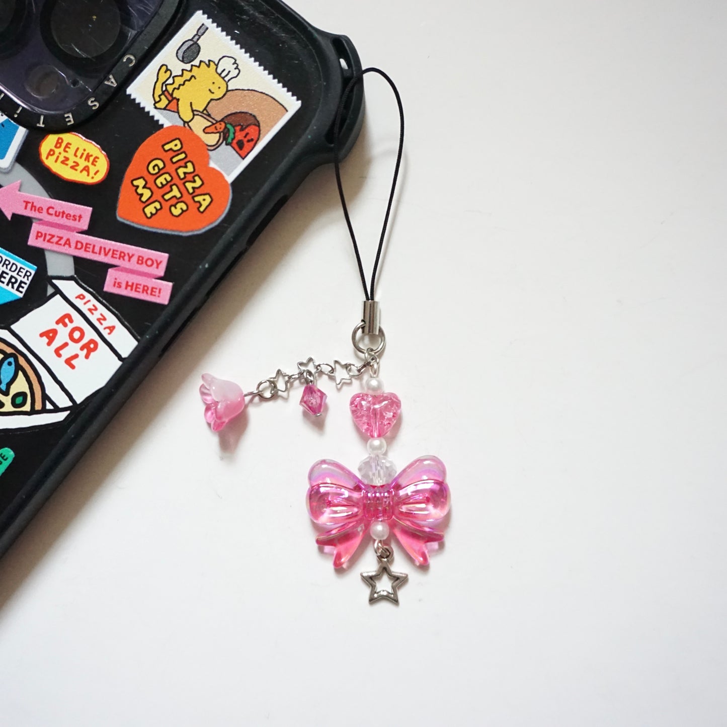 'Pretty in Pink' Mini Phone Charms