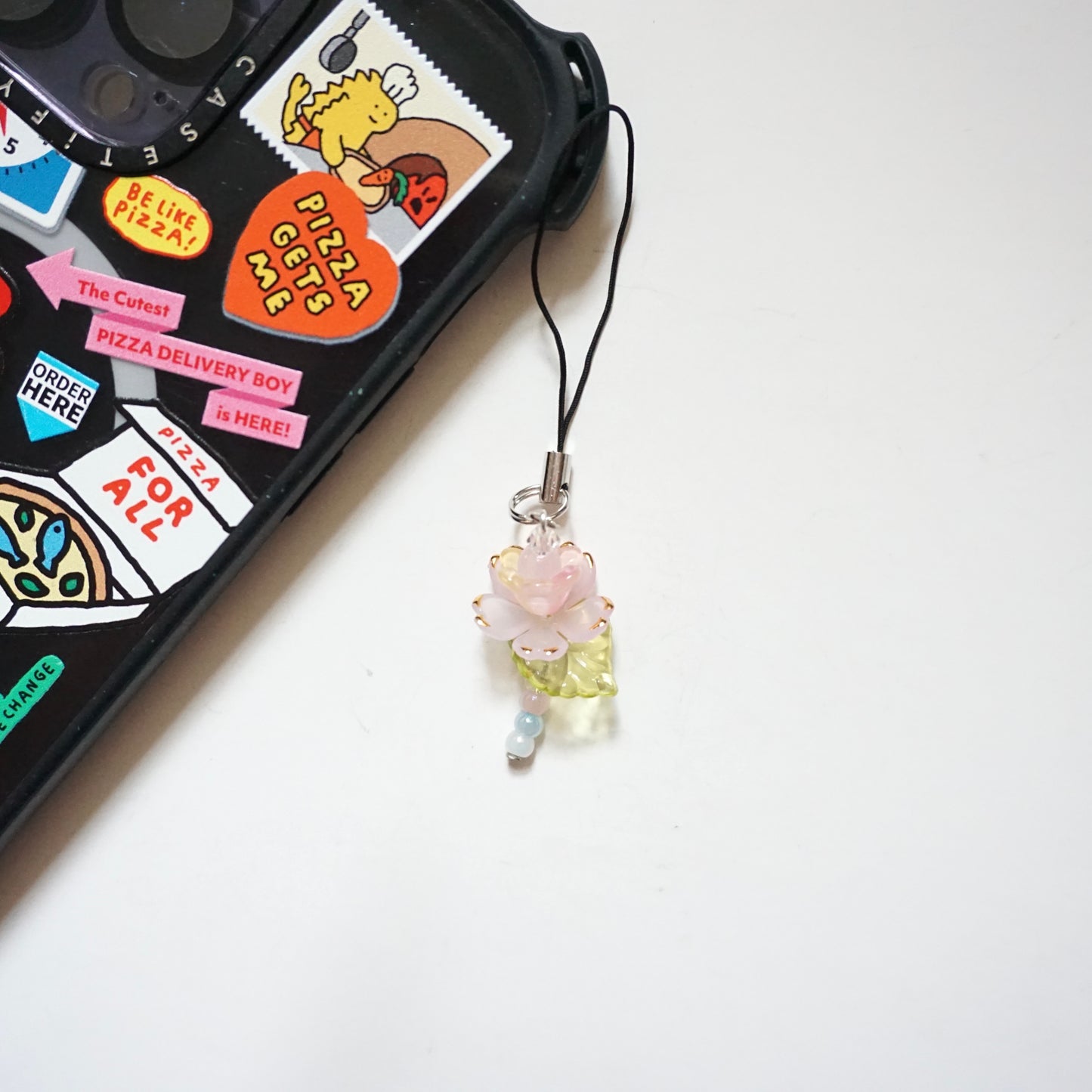 'Pretty in Pink' Mini Phone Charms