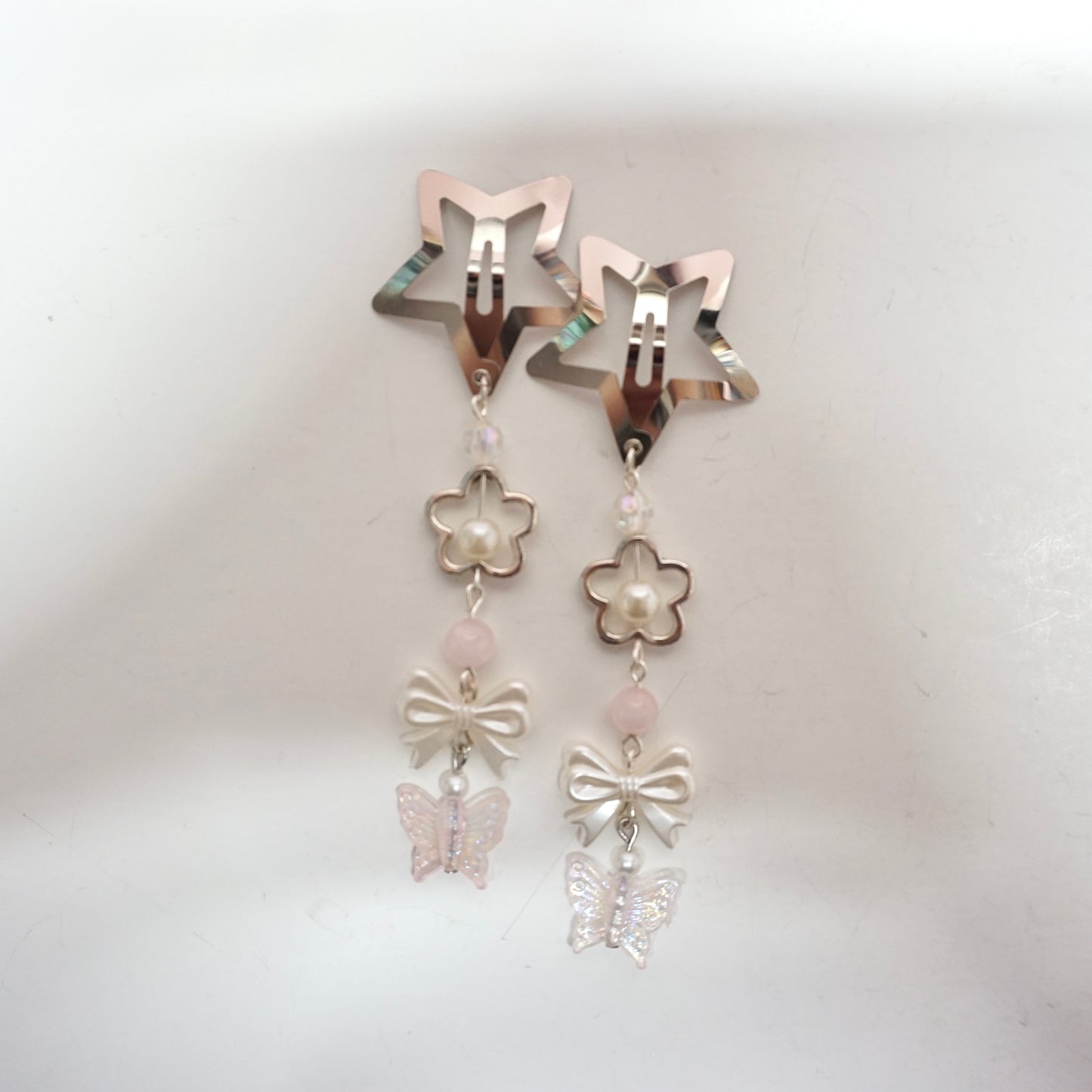 Star Dangle Hair Clips