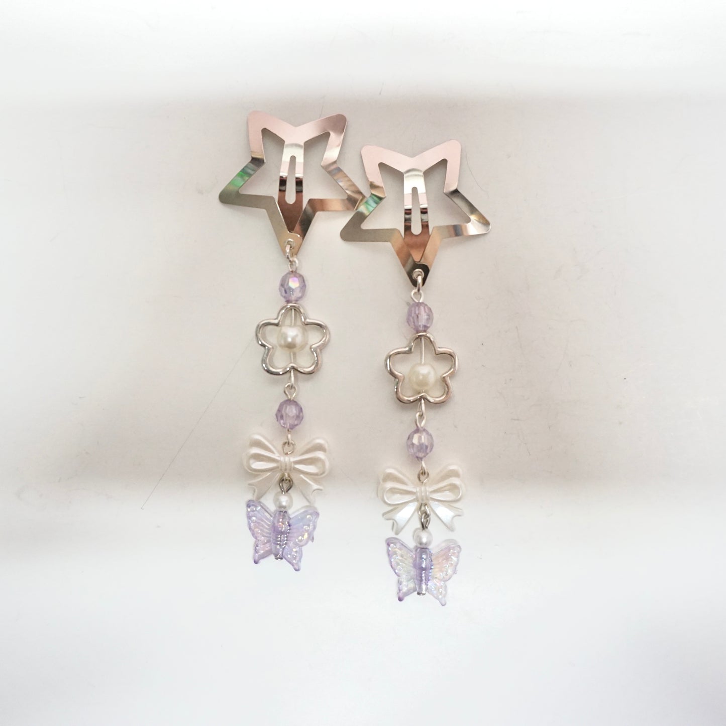 Star Dangle Hair Clips