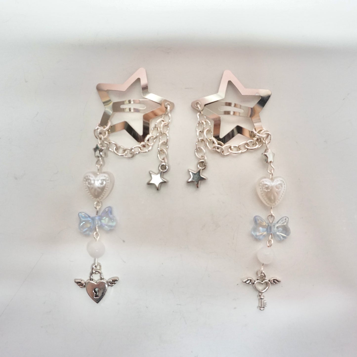 Star Dangle Hair Clips