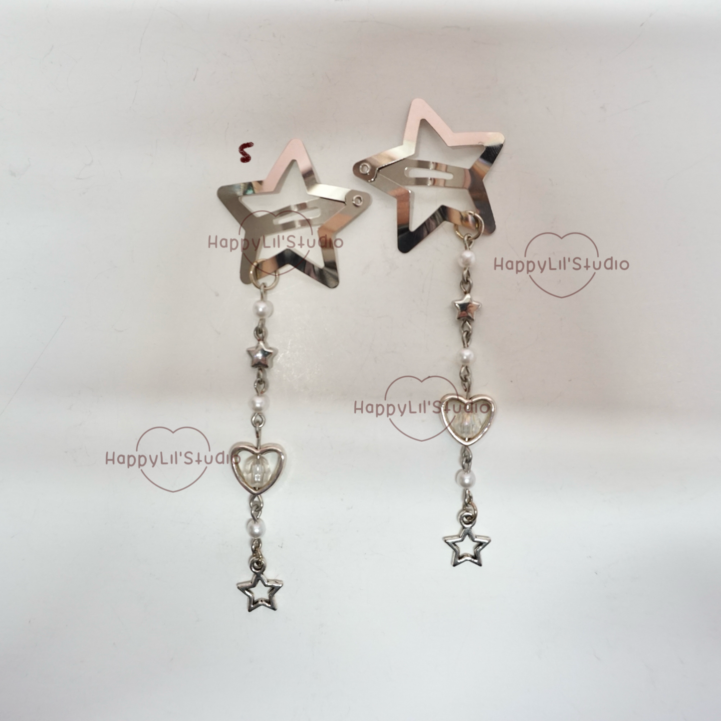 Star Dangle Hair Clips