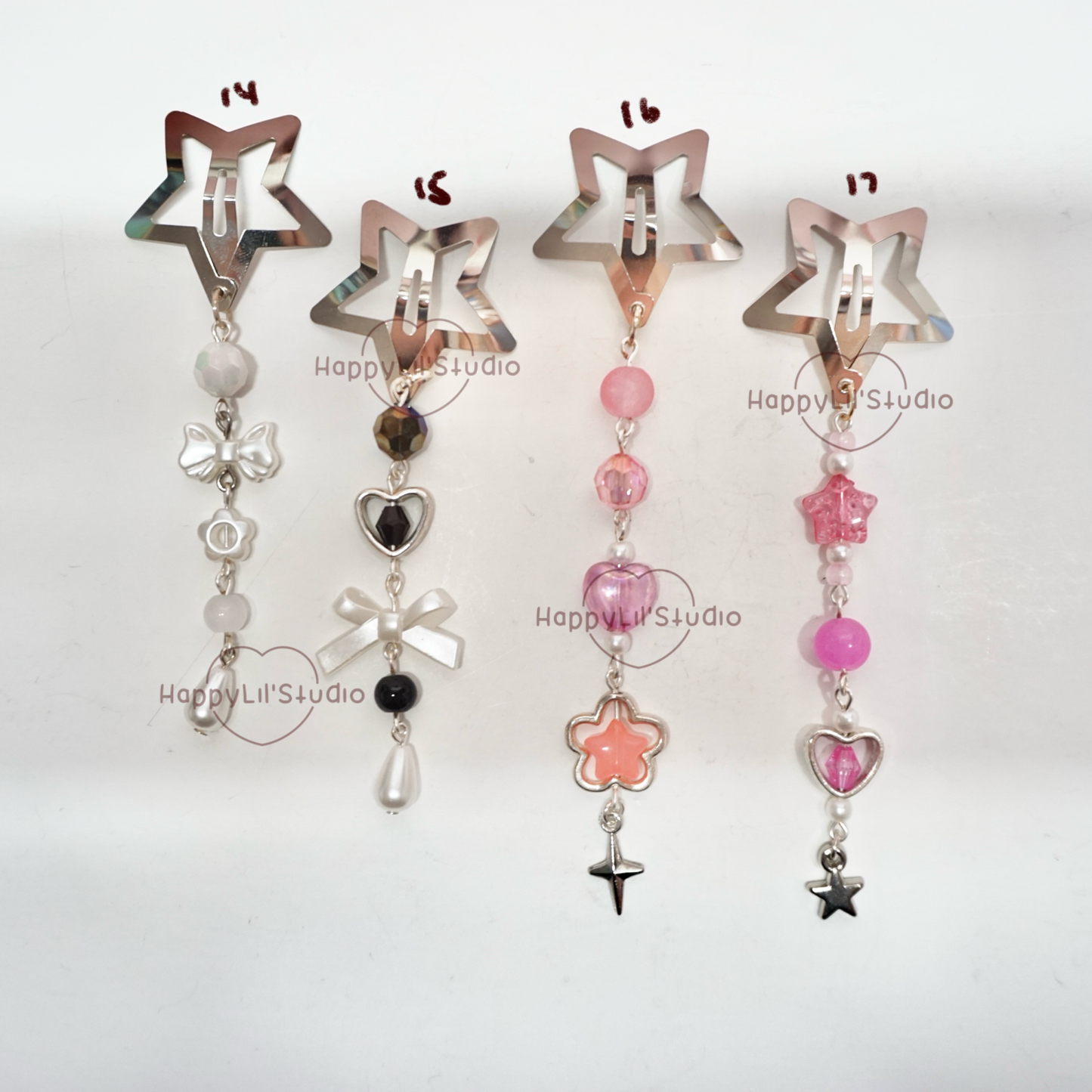 Star Dangle Hair Clips