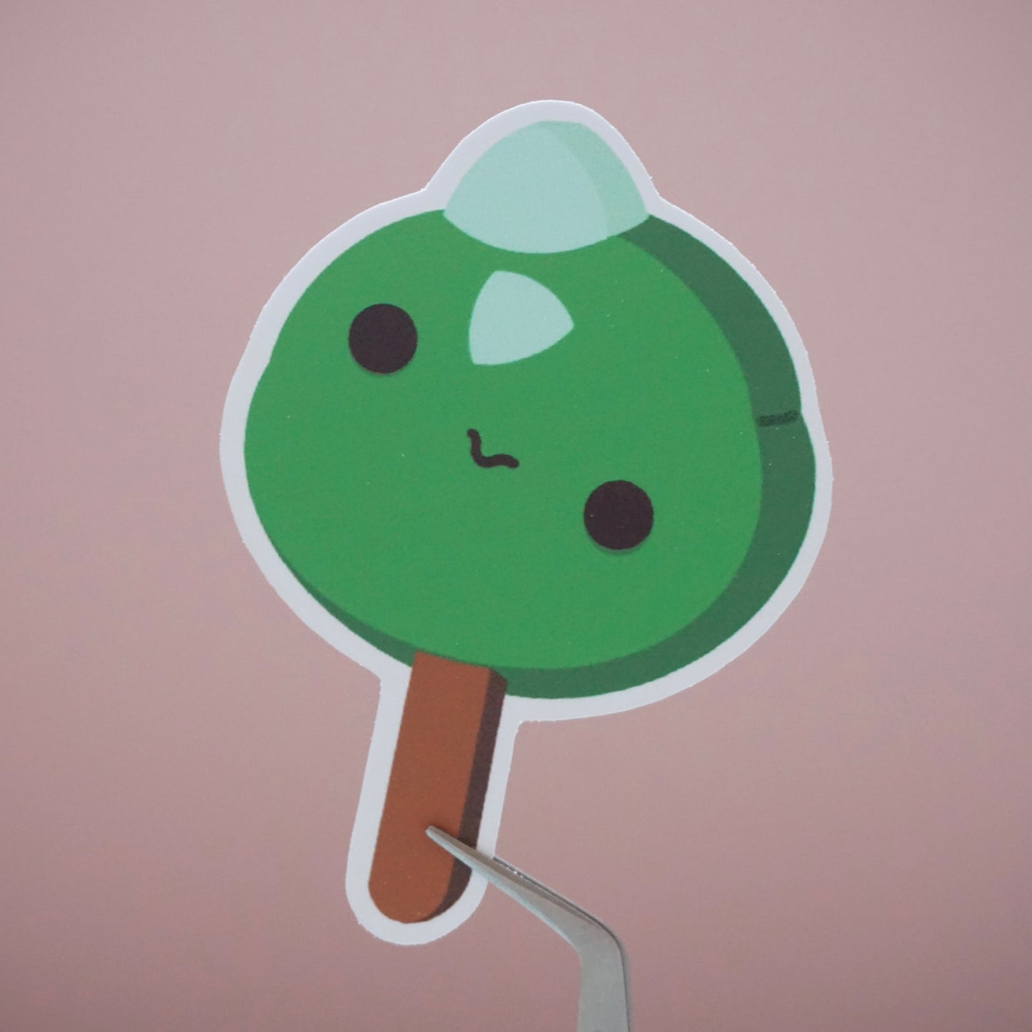 Domino Ice Cream Waterproof Soft Matte Vinyl Die-Cut Sticker