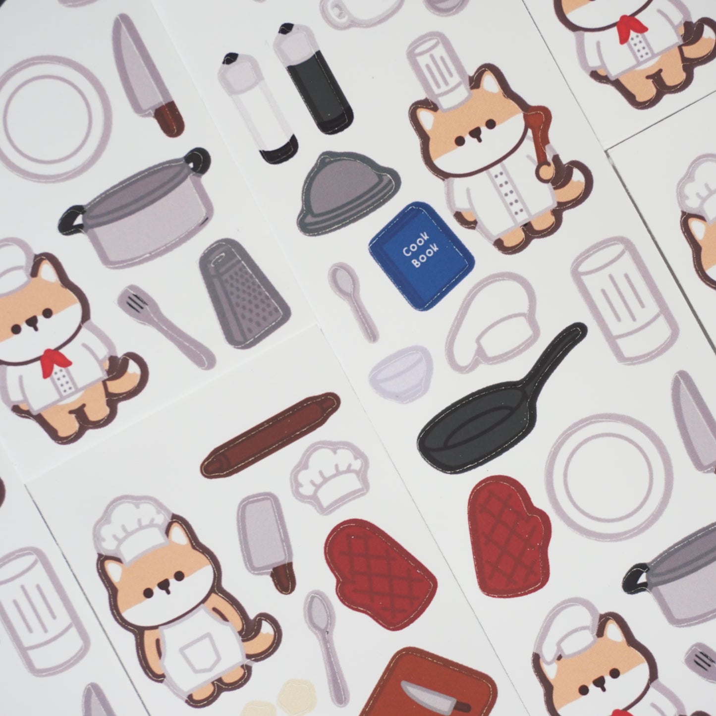 Stew the Chef Soft Matte Waterproof Vinyl Kiss-Cut Deco Sticker Sheet