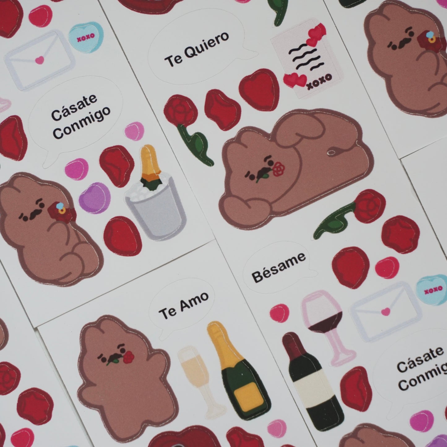 "Lover Boy" Rául Soft Matte Waterproof Vinyl Kiss-Cut Deco Sticker Sheet