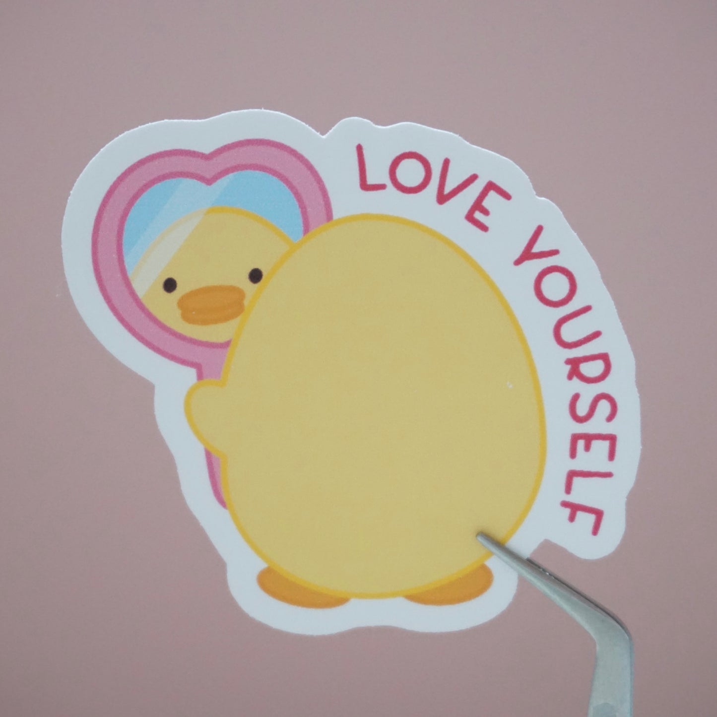 Love Yourself Waterproof Soft Matte Vinyl Die-Cut Sticker