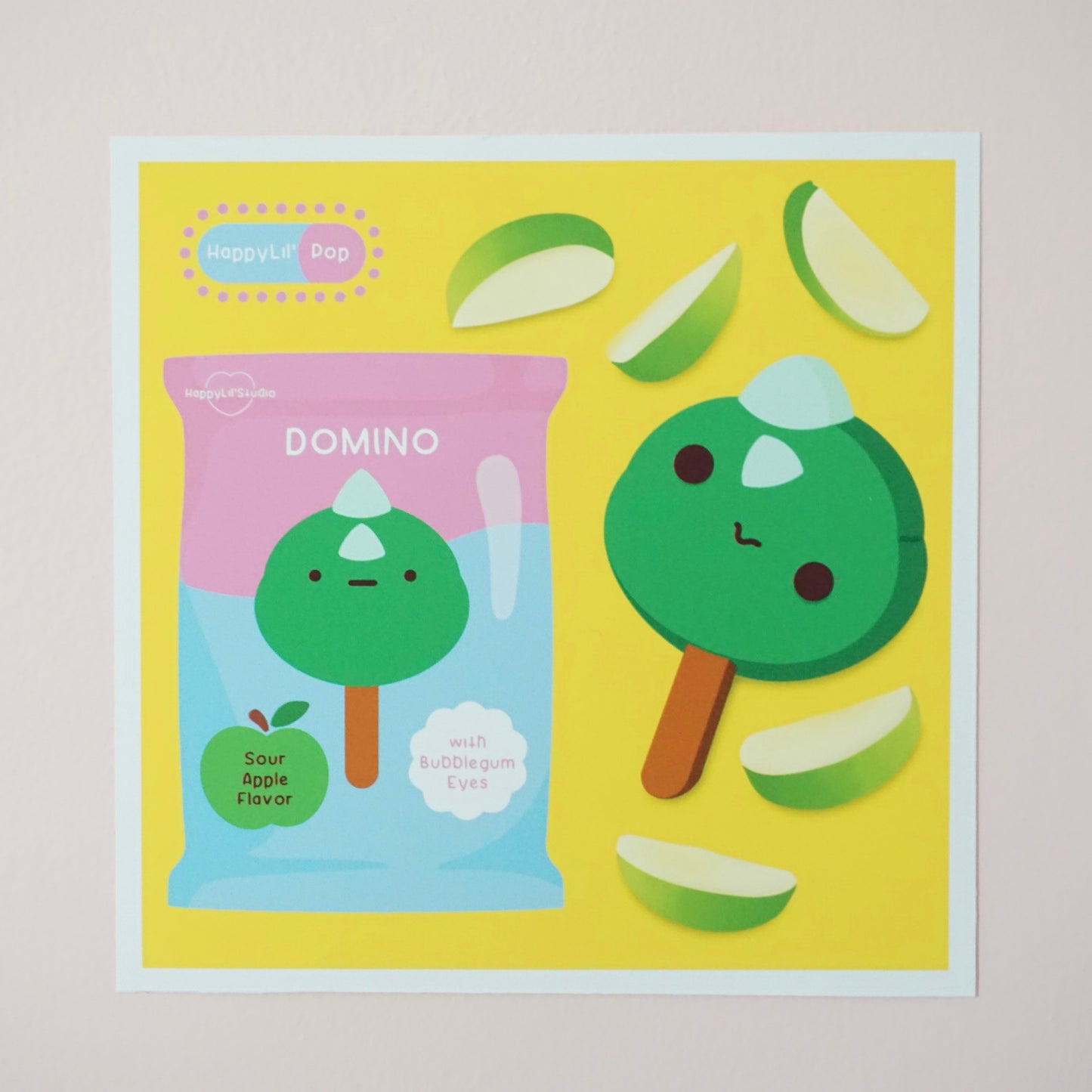 Domino Ice Cream Soft Matte Art Print