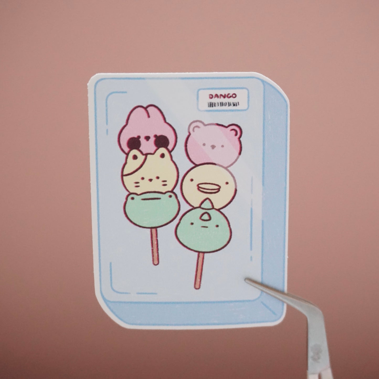 HappyLil' Dango Waterproof Soft Matte Vinyl Die-Cut Sticker