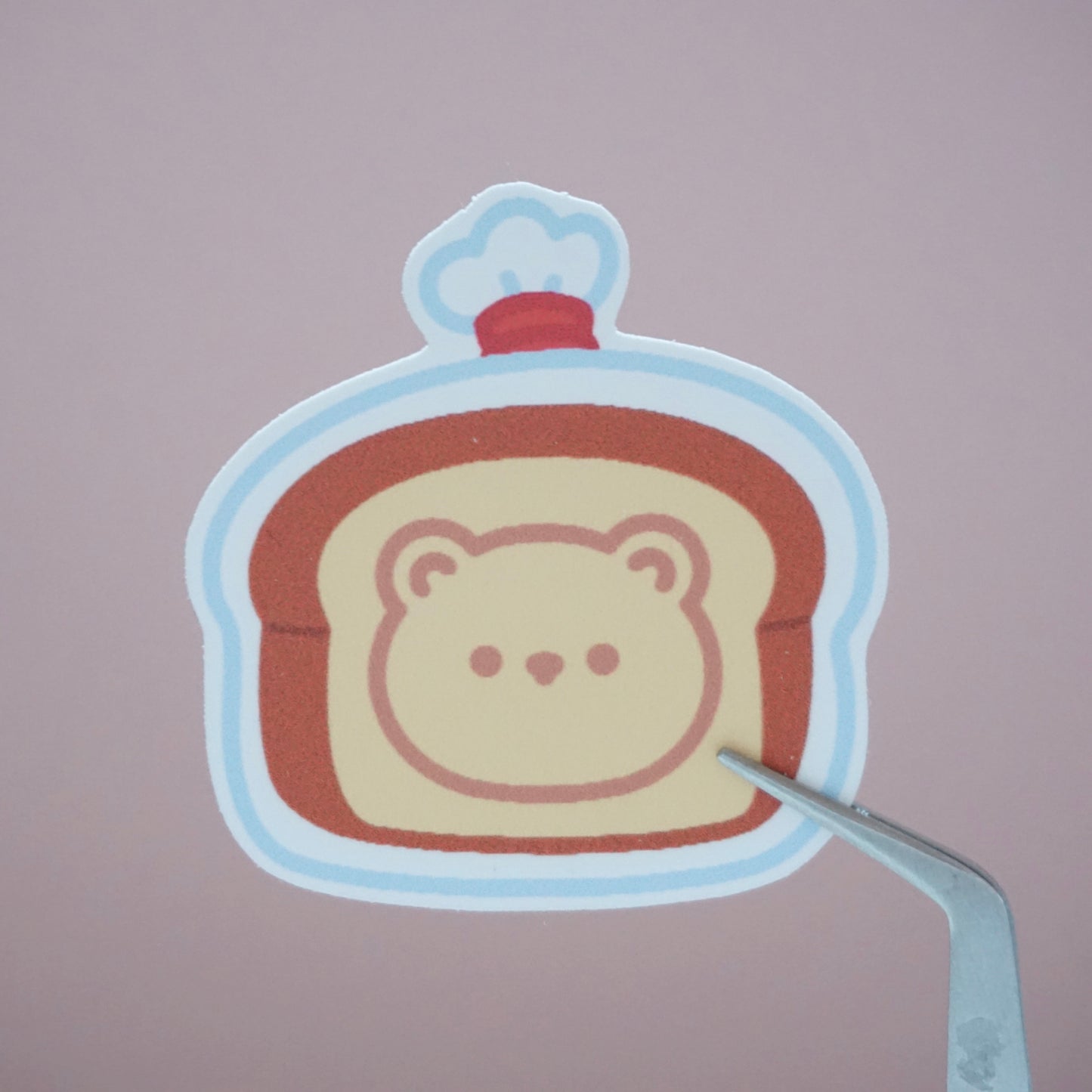 Pudding as Bread Waterproof Soft Matte Vinyl Die-Cut Sticker