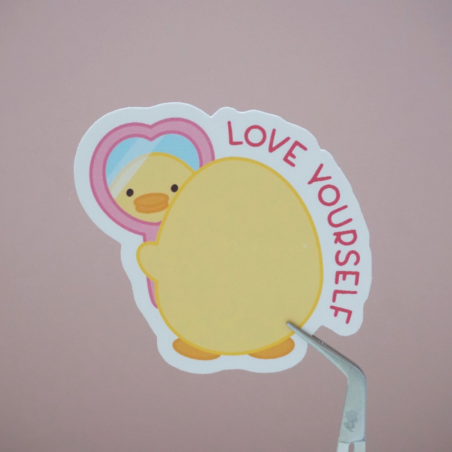 Love Yourself Waterproof Soft Matte Vinyl Die-Cut Sticker