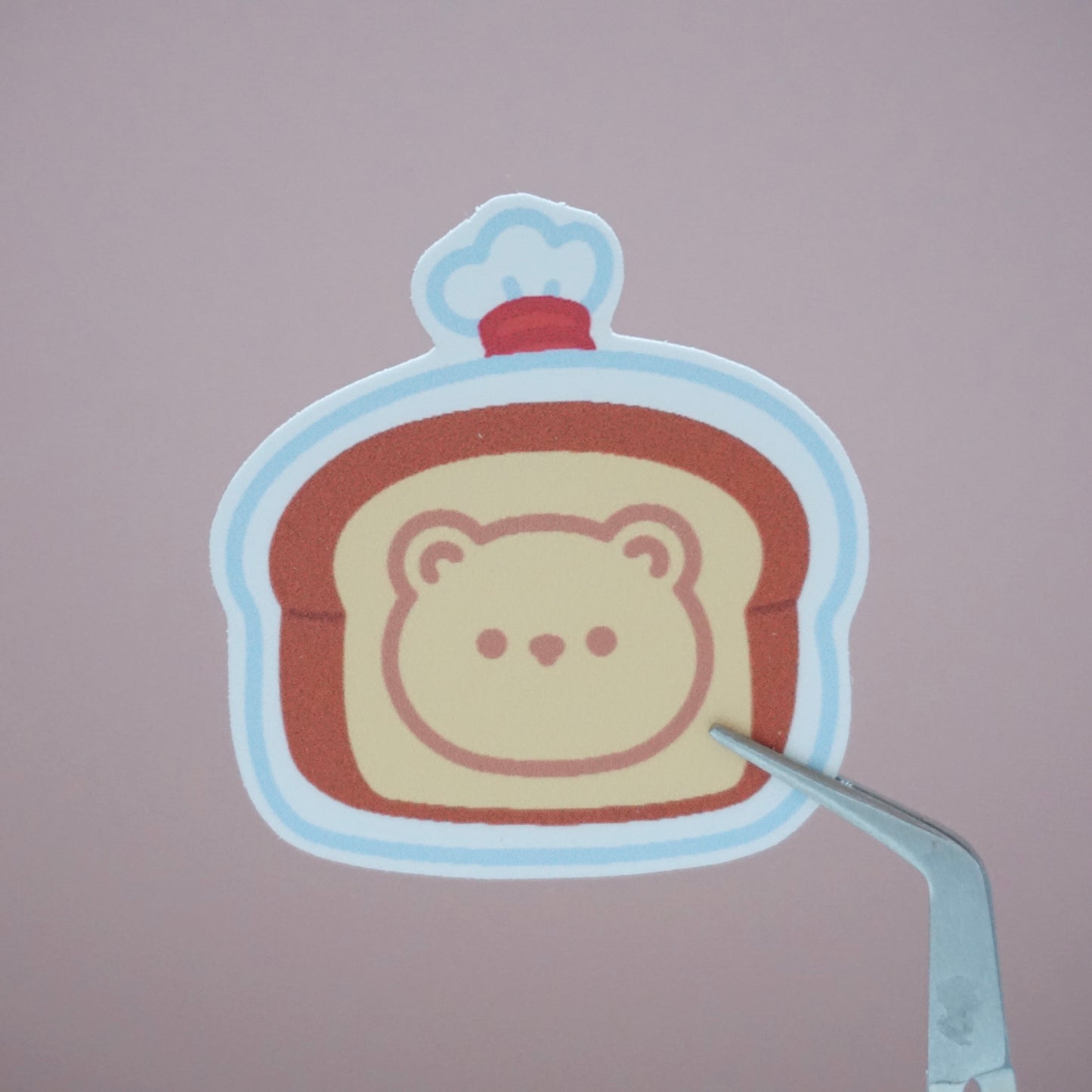 Pudding as Bread Waterproof Soft Matte Vinyl Die-Cut Sticker