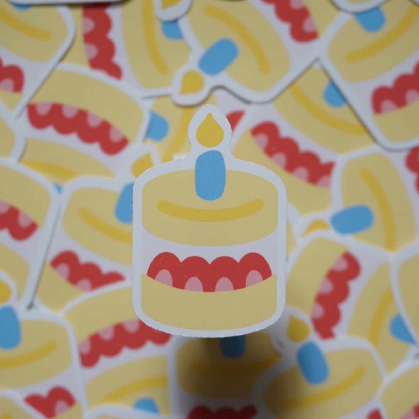 HappyLil' Cakes Waterproof Soft Matte Vinyl Die-Cut 5 Random Stickers Pack