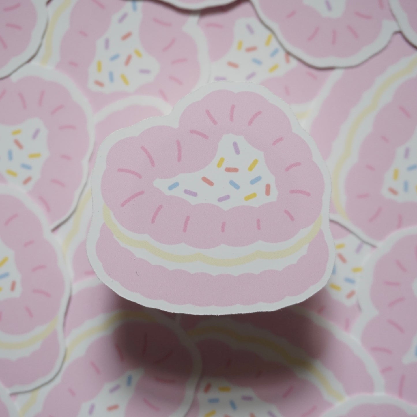 HappyLil' Cakes Waterproof Soft Matte Vinyl Die-Cut 5 Random Stickers Pack