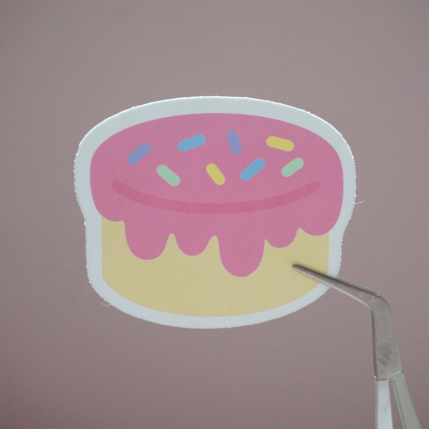 HappyLil' Cakes Waterproof Soft Matte Vinyl Die-Cut 5 Random Stickers Pack