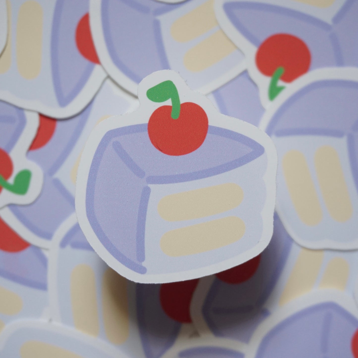 HappyLil' Cakes Waterproof Soft Matte Vinyl Die-Cut 5 Random Stickers Pack