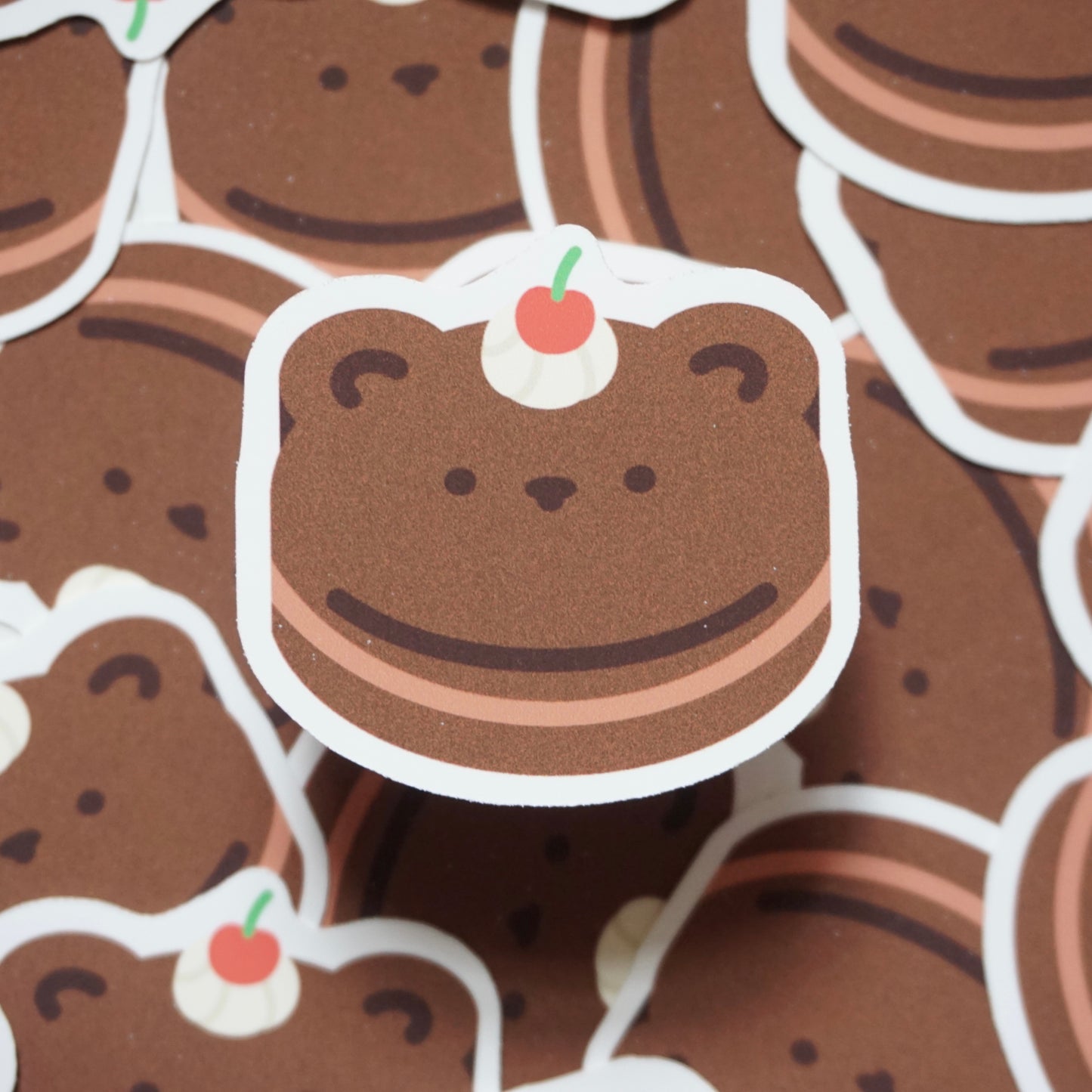 HappyLil' Cakes Waterproof Soft Matte Vinyl Die-Cut 5 Random Stickers Pack