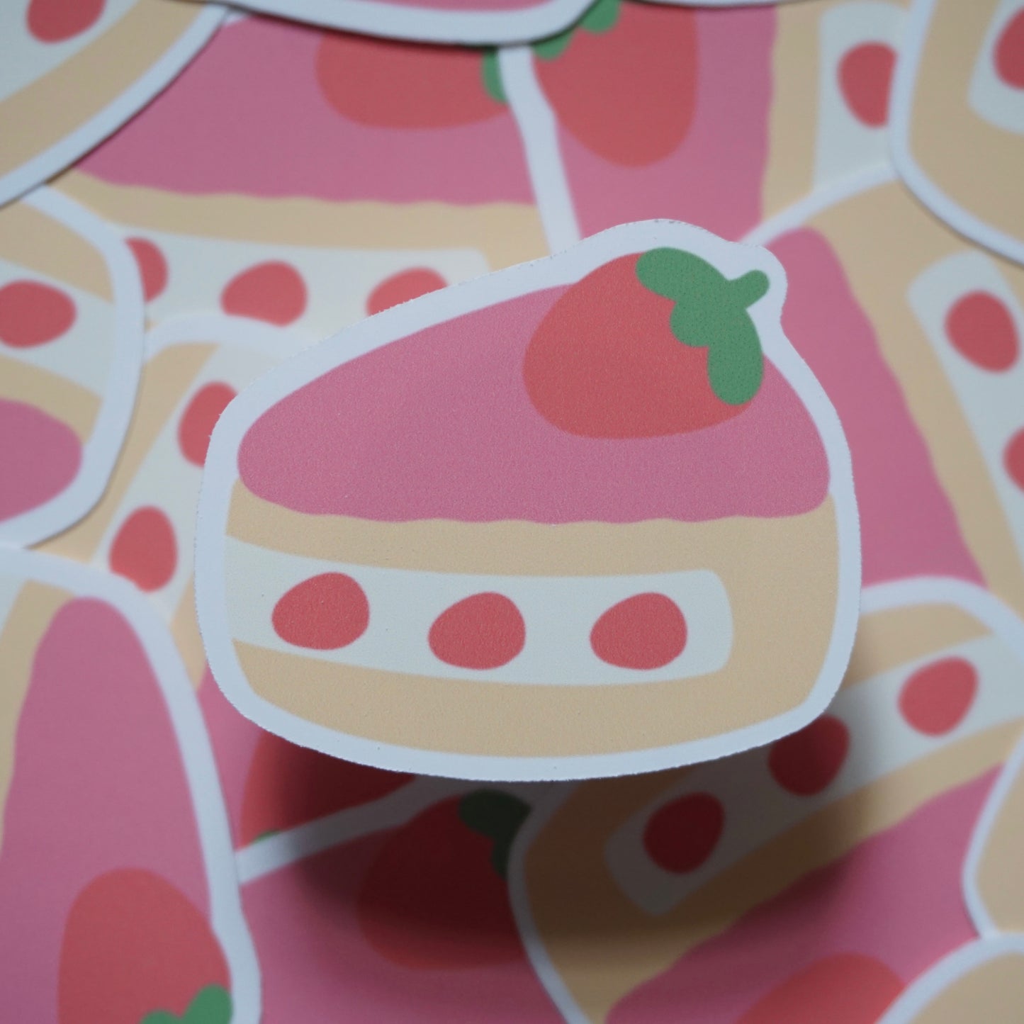 HappyLil' Cakes Waterproof Soft Matte Vinyl Die-Cut 5 Random Stickers Pack