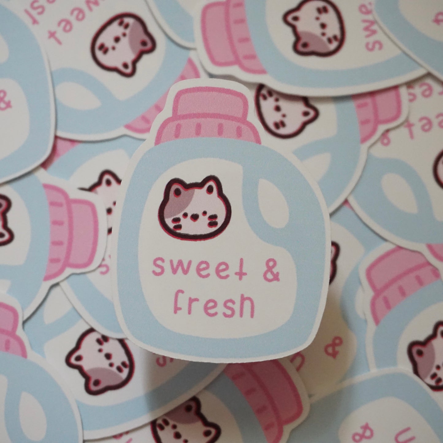 Sweet & Fresh Waterproof Soft Matte Vinyl Die-Cut Sticker