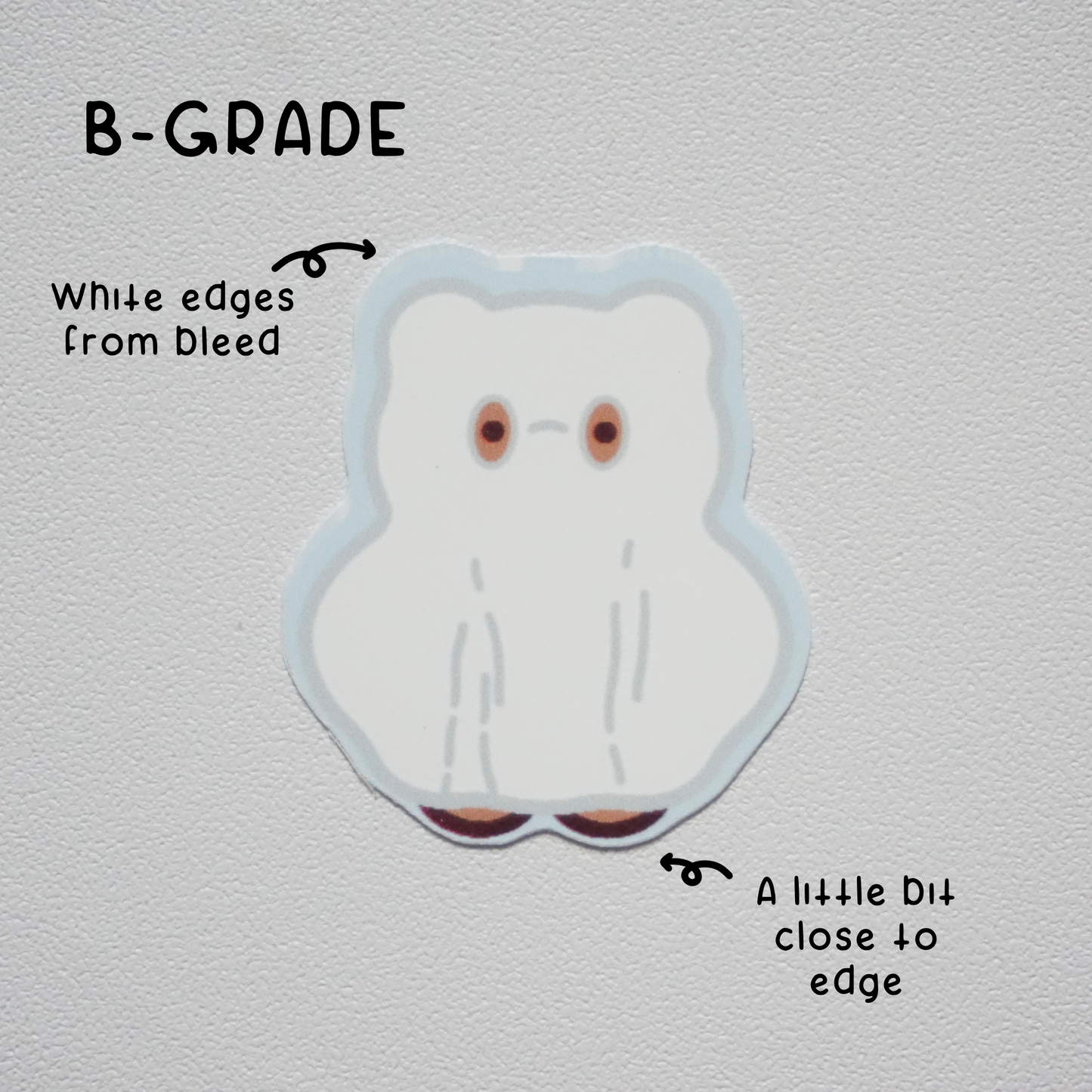 Ghost Pudding "SpookyLil' Friends" Soft Matte Vinyl Die-Cut Sticker