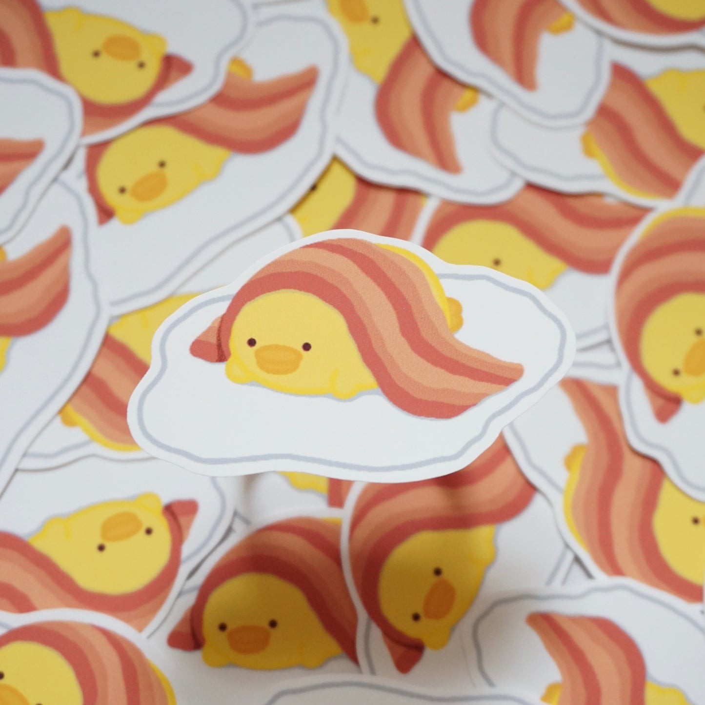 Bacon and Mango Soft Matte Vinyl Die-Cut Sticker