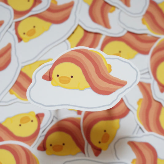 Bacon and Mango Soft Matte Vinyl Die-Cut Sticker