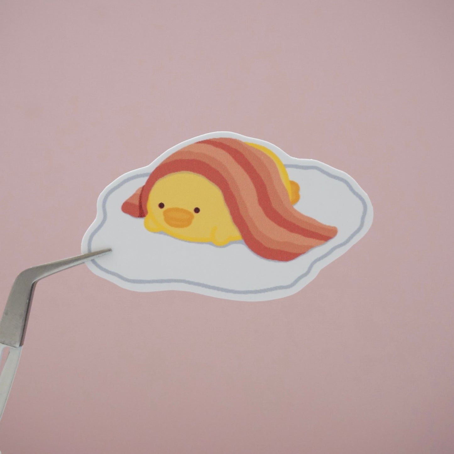 Bacon and Mango Soft Matte Vinyl Die-Cut Sticker