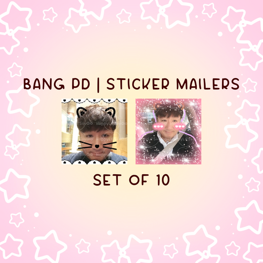 BANG PD Sticker Mailers | Set of 10 | Kpop Stickers