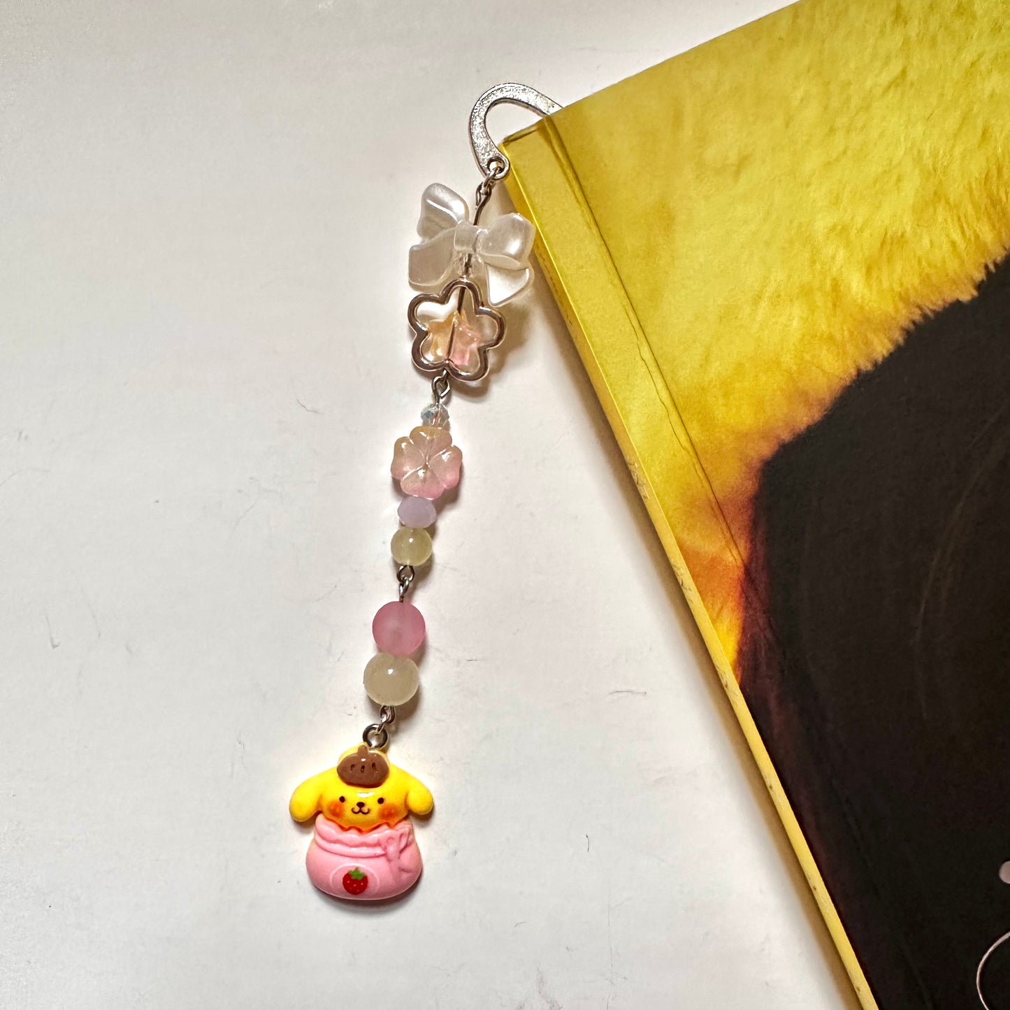 Yellow Flower Dangle Bookmarks