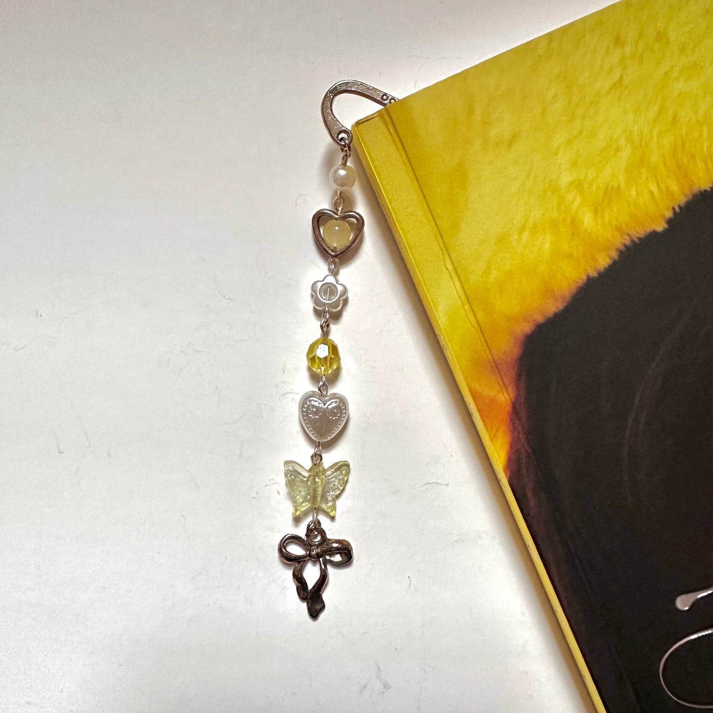 Yellow Flower Dangle Bookmarks