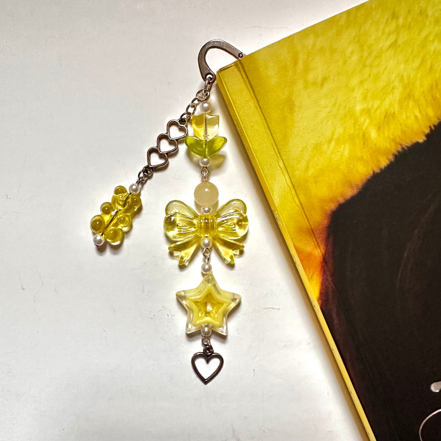 Yellow Flower Dangle Bookmarks