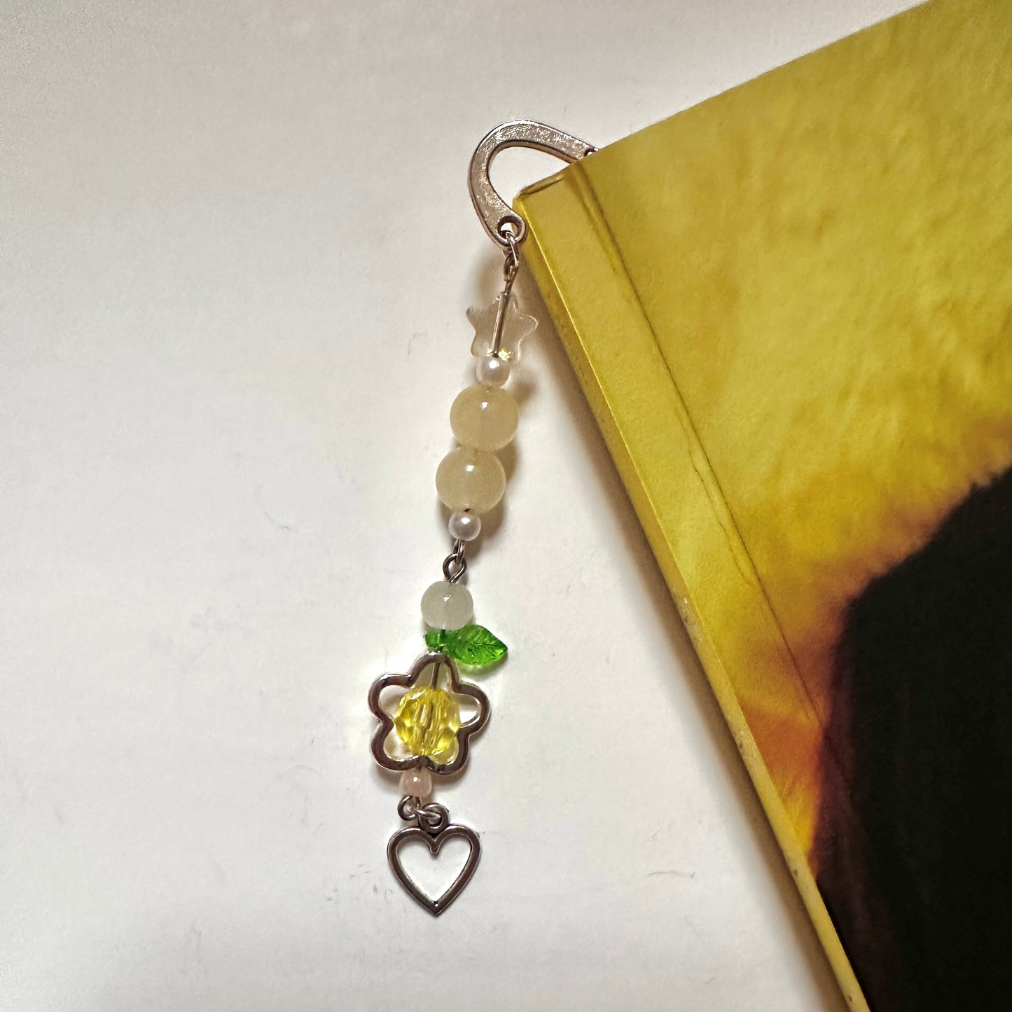 Yellow Flower Dangle Bookmarks