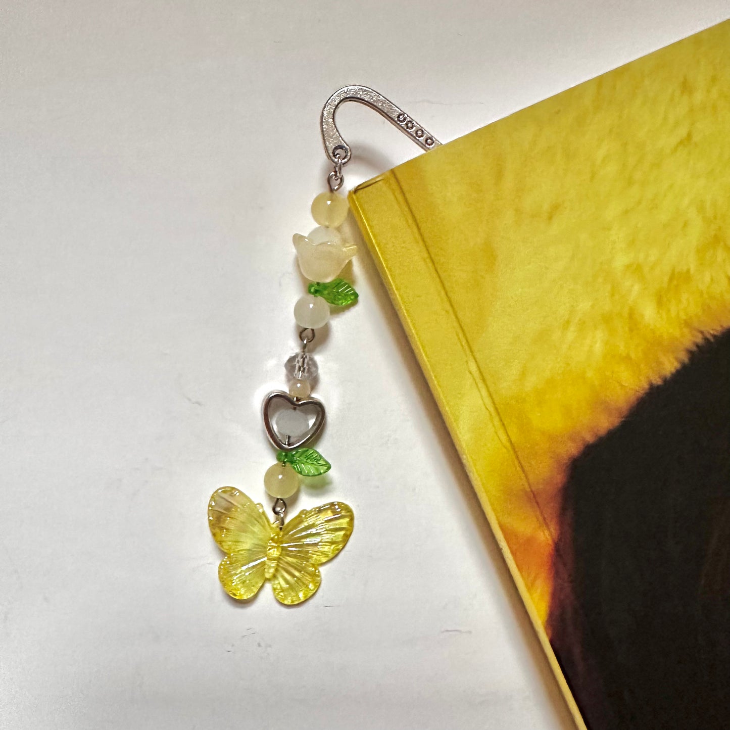 Yellow Flower Dangle Bookmarks