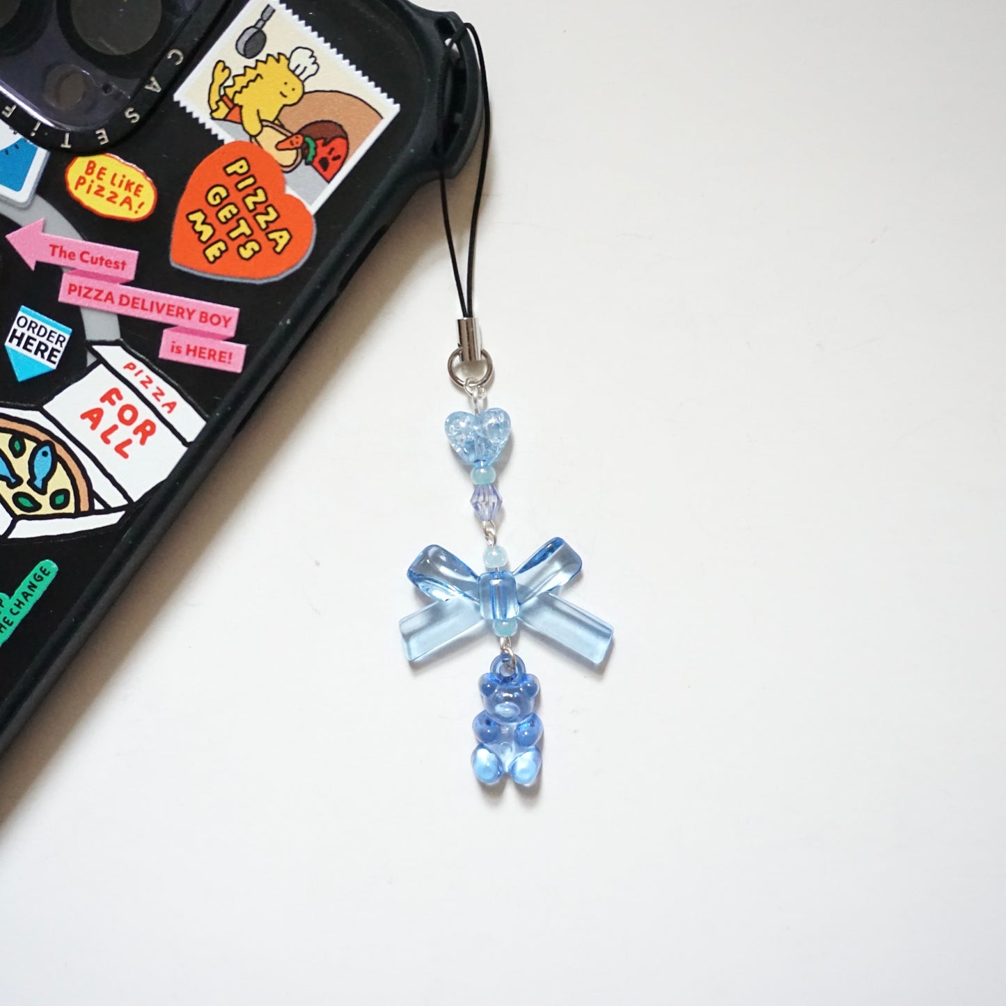 'Feeling Blue-Tiful' Mini Phone Charms