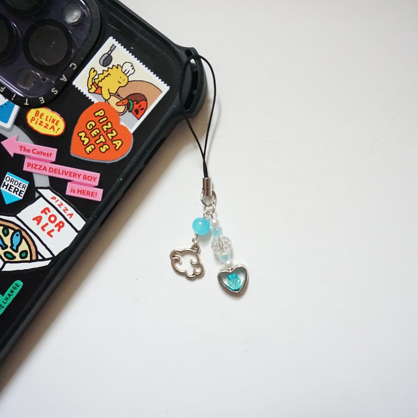 'Feeling Blue-Tiful' Mini Phone Charms