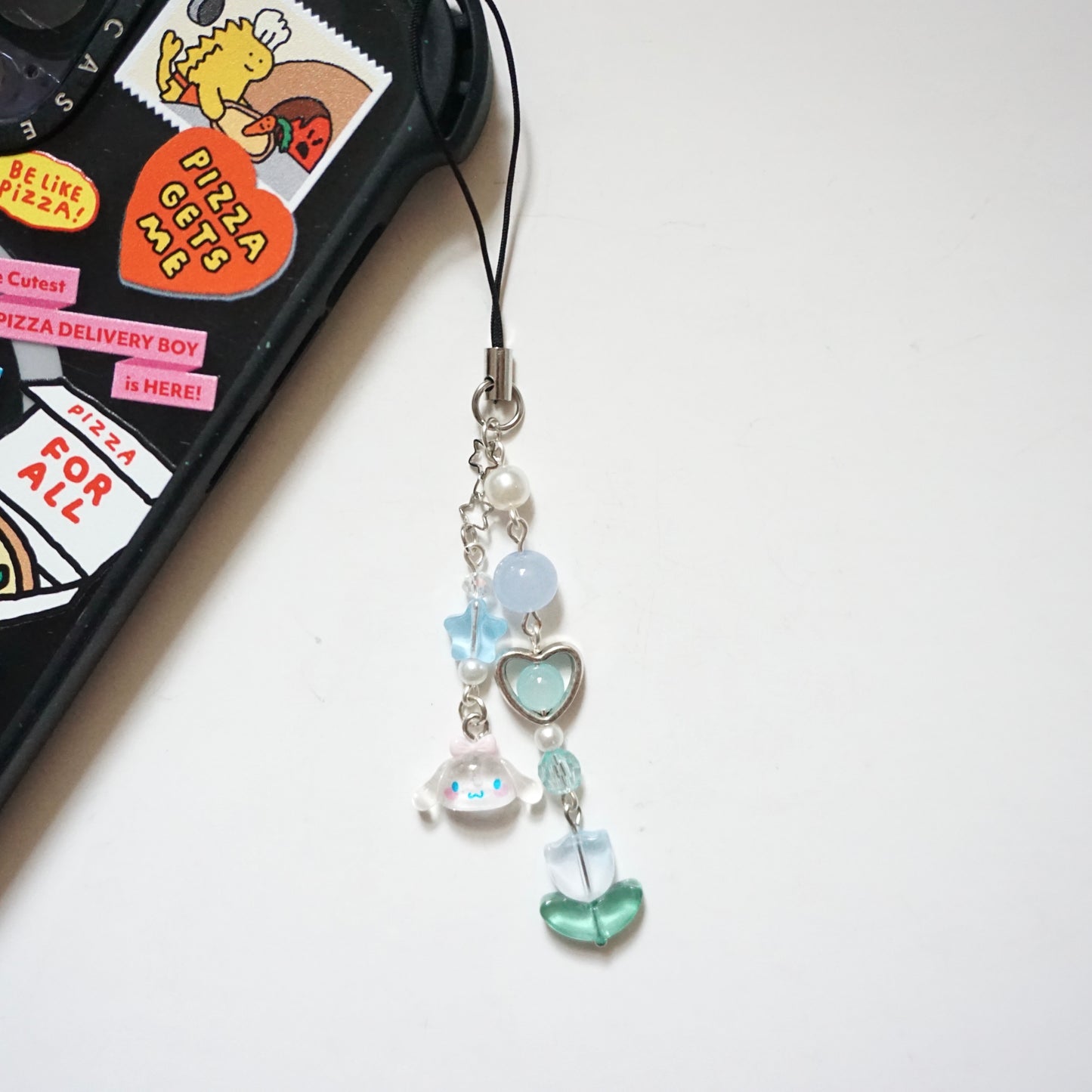 'Feeling Blue-Tiful' Mini Phone Charms