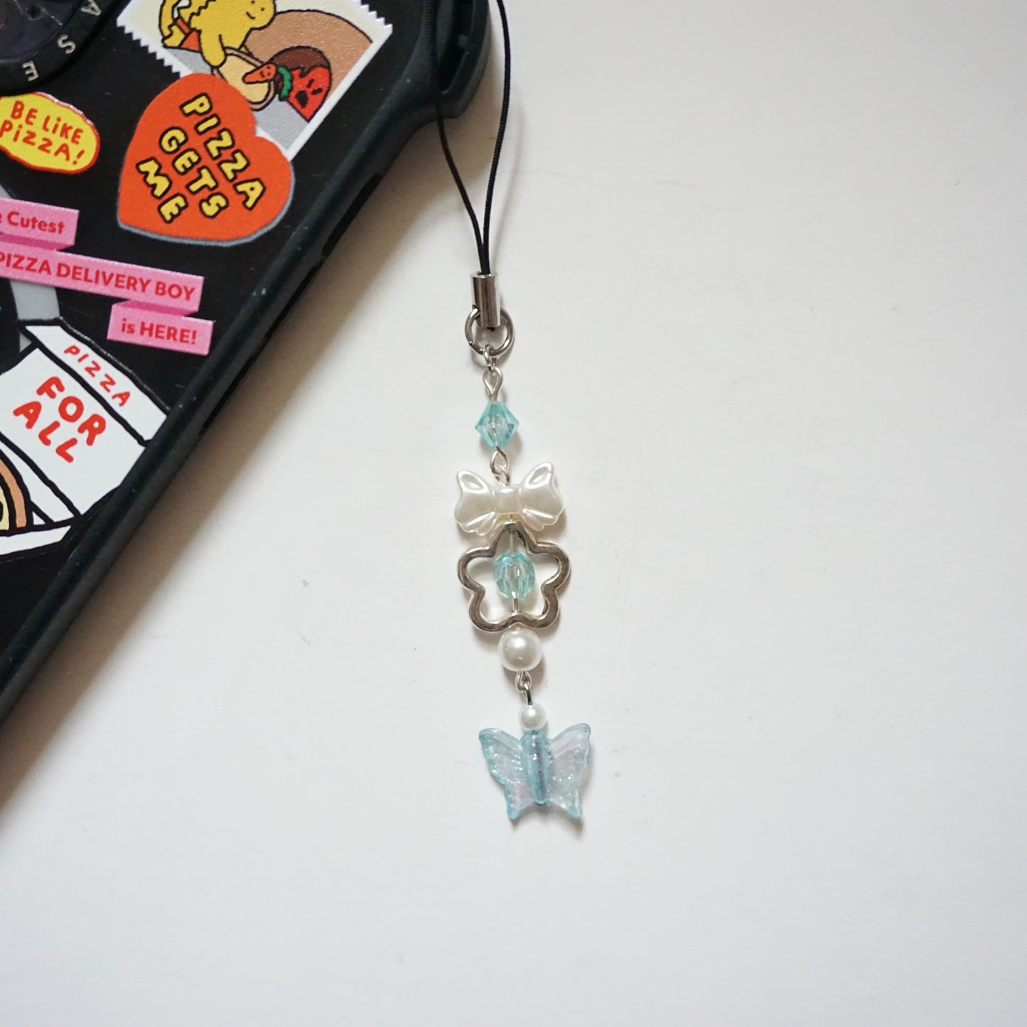 'Feeling Blue-Tiful' Mini Phone Charms