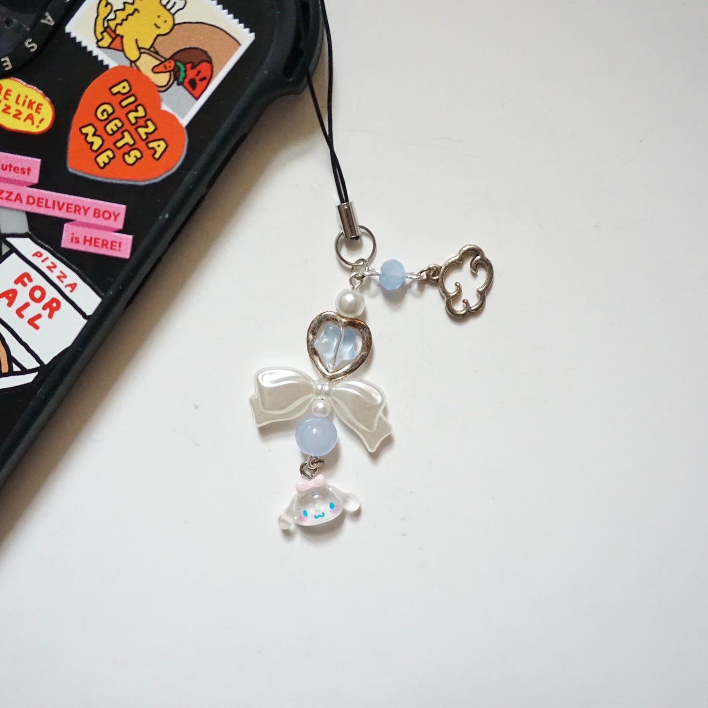 'Feeling Blue-Tiful' Mini Phone Charms