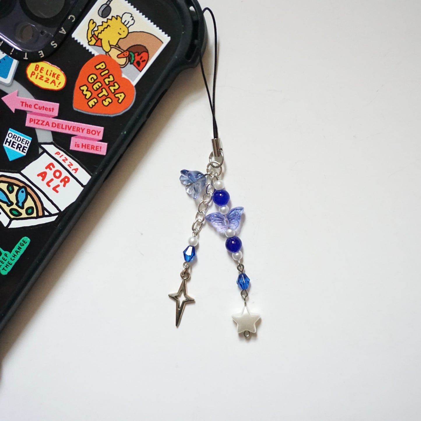 'Feeling Blue-Tiful' Mini Phone Charms